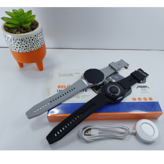 relógio smartwatch redondo masculino W34 PRO MAX IP67 NFC Esportes fazer e receber chamadas